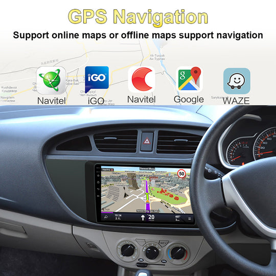 Android 13 For Suzuki Alto K10 2014- RHD Car Radio Stereo Multimedia Video Player Navigation GPS Wireless Carplay RDS DSP Auto