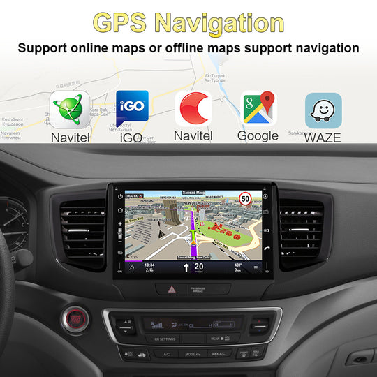 Android 8" Car GPS Radio For Honda PILOT 2015- CarPlay Auto LTE WiFi DAB DSP Stereo Head Unit