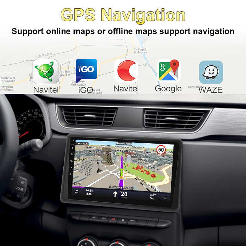 9 inch Car Radio Video Multimedia Player for Renault Express 2021- Android 13 GPS Navigation Carplay 360 Camera RDS