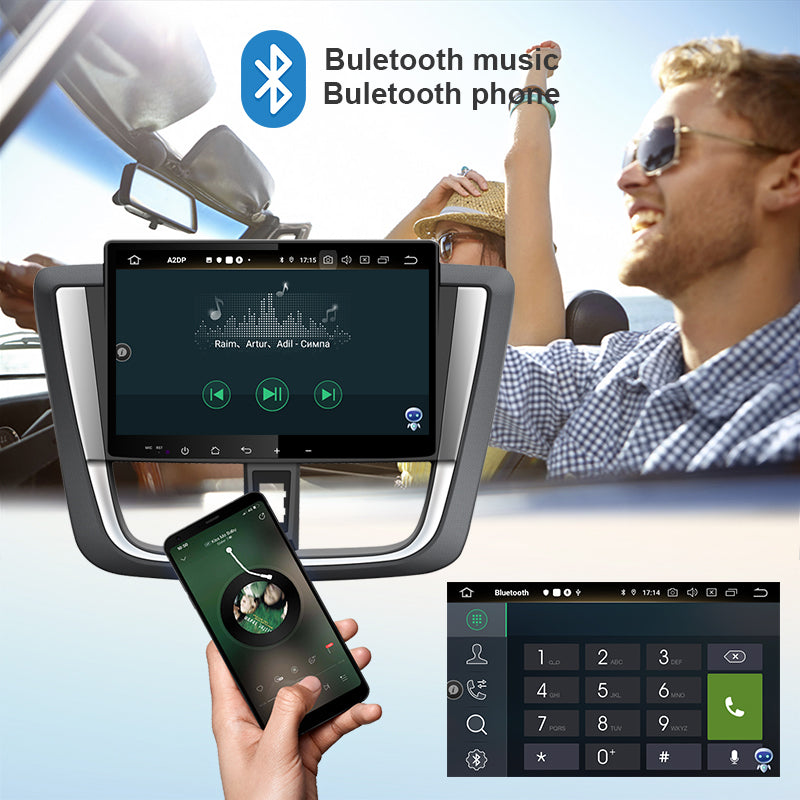 10.1" Android Touch Screen Car Stereo For Toyota Vios 2017-/Yaris Sedan 2016- Multimedia Video Player Autoradio GPS Navigation