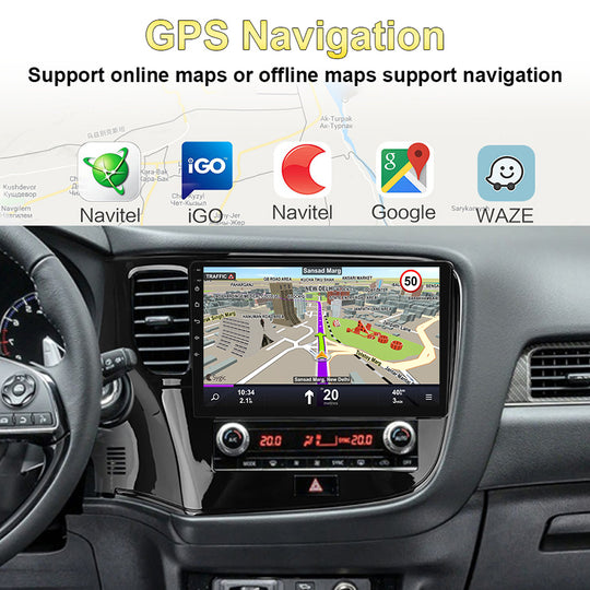 10.1" Android 13 Car Radio For MITSUBISHI OUTLANDER 2020- RHD Carplay Multimedia Player 2 Din GPS Head Unit