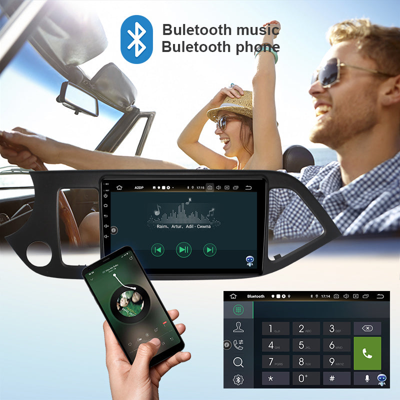 Car Radio For KIA PICANTO MORNING 2011- 4G Car Multimdia Player GPS Navigation 2 Din Android Auto & Carplay Headunit