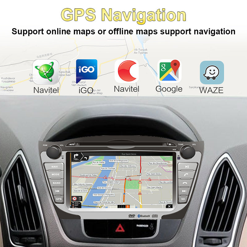 Android Mobil Multimedia Pemutar for HYUNDAI TUCPON IX35/IX 2009-2015 2DIN Radio 4G WiFi Navigation GPS DSP Carplay Head Unit