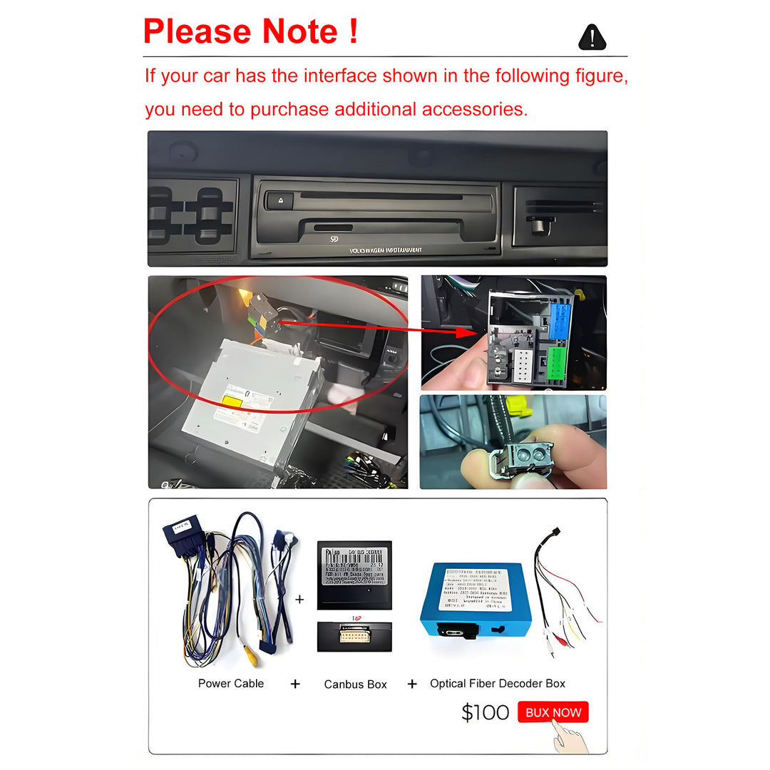 10.1 Inch Touch Screen for VW Golf 7 2013-2017 Radio, Android Car Stereo with Carplay Android Auto in Dash GPS Navigation Bluetooth WIFI FM Steering Wheel Controls