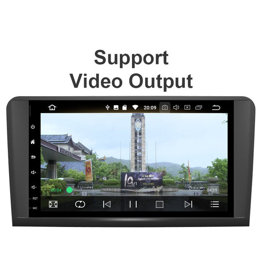 Android 9inch Car Radio for Mercedes-Benz GL ML CLASS W164 2005- Vehicle Multimedia Bluetooth Stereo Player 64G GPS Navigation