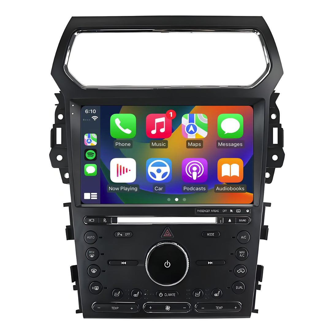 9 Inch Touch Screen for Ford Explorer 2011-2019 Radio, Android Car Stereo with Carplay Android Auto in Dash GPS Navigation Bluetooth WIFI FM Steering Wheel Controls
