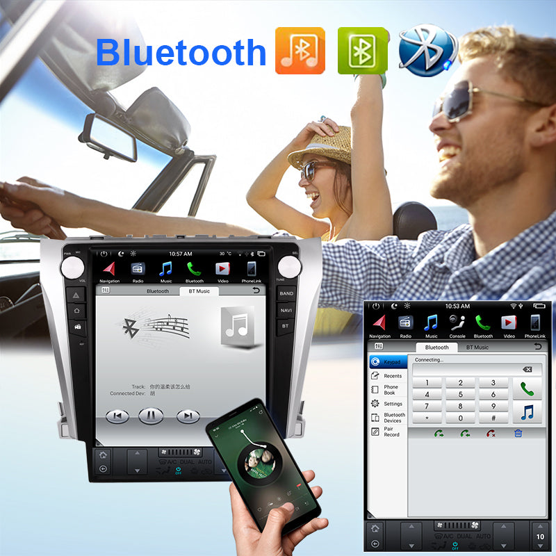 KSPIV Android Qualcomm 6125 Tesla Style Screen Car Multimedia Player For TOYOTA CAMRY 2015- GPS Navigation Unit With WIFI / Bluetooth/ DSP/FM