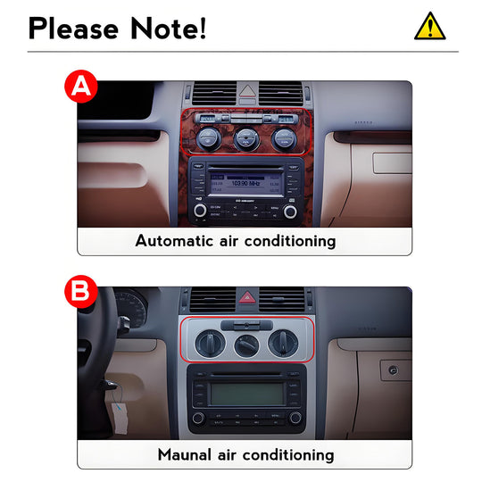 10 Inch Touch Screen for VW Touran 2003-2010 Radio, Android Car Stereo with Carplay Android Auto in Dash GPS Navigation Bluetooth WIFI FM Steering Wheel Controls