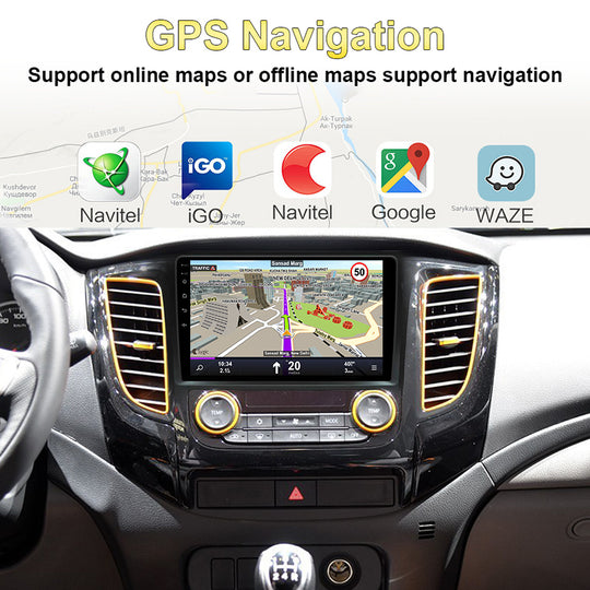 Android Car Radio For Mitsubishi L200 Triton Strakar (Portugal) 2015- AUTO A/C Carplay Navigation Multimedia Player 2 Din DVD Stereo Autoradio