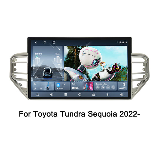 15 Inch Car Multimedia GPS Navigation Radio Player with Android Touch Screen carplay 360 Carplay 4G for Toyota Tundra Sequoia 2022-