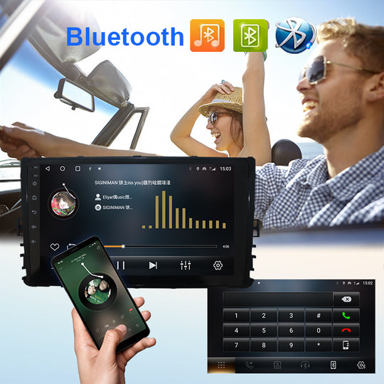 9 Inch Android For Volkswagen VW Polo Jetta Skoda Octavia Golf B6 Touran Car Radio 2din Multimedia Player Carplay Auto GPS Navigation