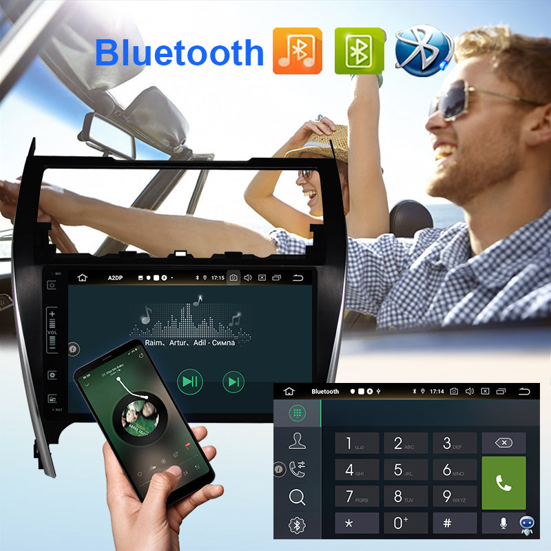 10" Android 10 inch Car Multimedia Player For TOYOTA CAMRY European American Middle East 2012- Navigation GPS Carplay Android Auto 4G RDS DSP