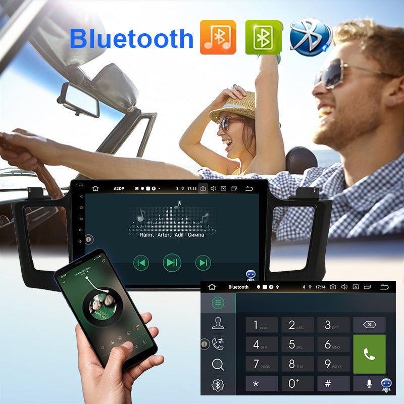KSPIV 10.1" Android Car Radio For TOYOTA RAV4 2016- Multimedia Player Auto GPS Navigation With DSP android Auto & Carplay WiFi CANBUS