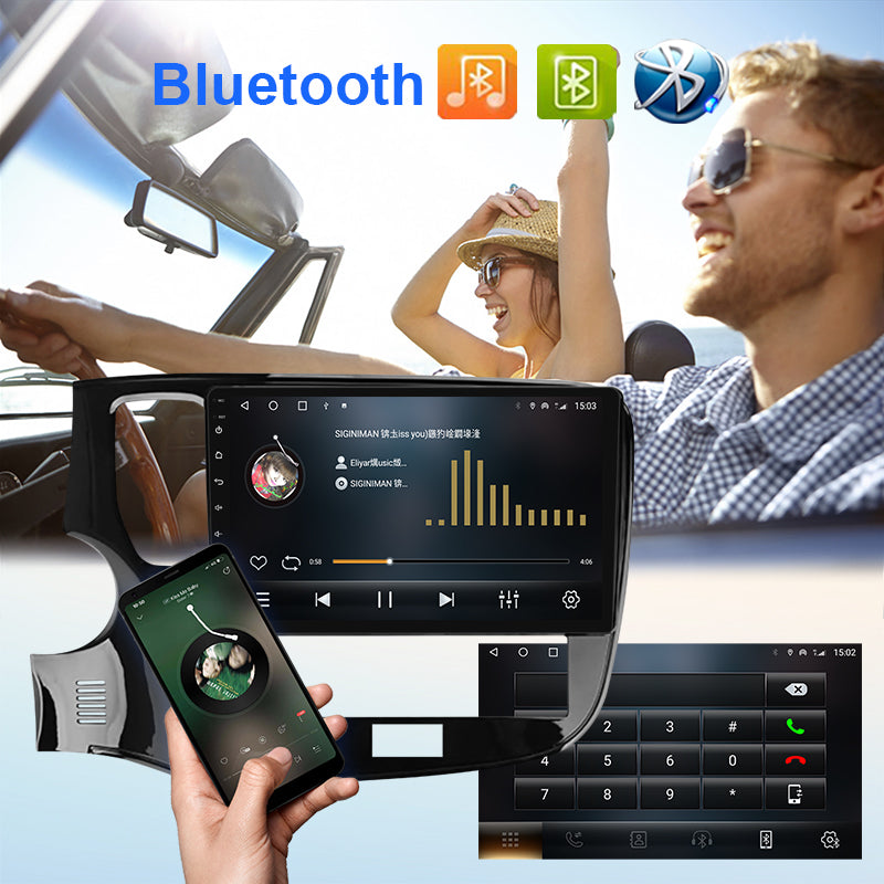 10.1" Android 13 Car Radio For MITSUBISHI OUTLANDER 2020- RHD Carplay Multimedia Player 2 Din GPS Head Unit