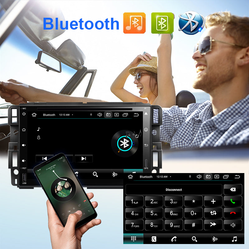 Android Car Multimedia Player Radio For GMC Yukon Tahoe Acadia Chevrolet Tahoe Chevy Tahoe Buick Enclave 2007-2012 2Din Automotivo GPS Navigation