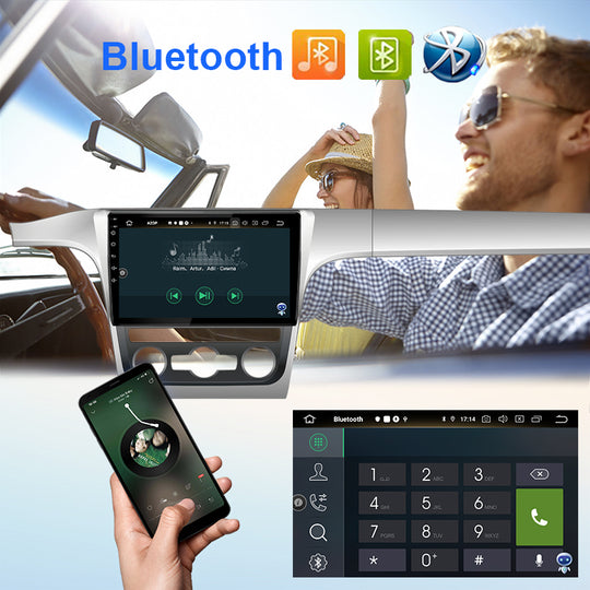10.1" For VW B7 2010-2015 Car Radio Carplay  Multimedia Android 13 Auto Qualcomm GPS Stereo Video Player 2din