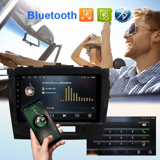 carplay For SUZUKI  VITARA 2015- Android Auto Multimedia Car Video Player Navigation Touch Screen GPS Stereo Radio