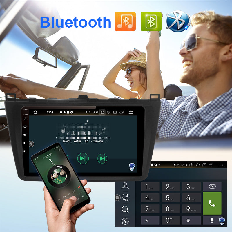 8Core 9 Inch Screen Multimedia Video Player Android 10 for MAZDA 6/Ruiyi/Ultra 2008- Car Radio Stereo Carplay GPS Navigation