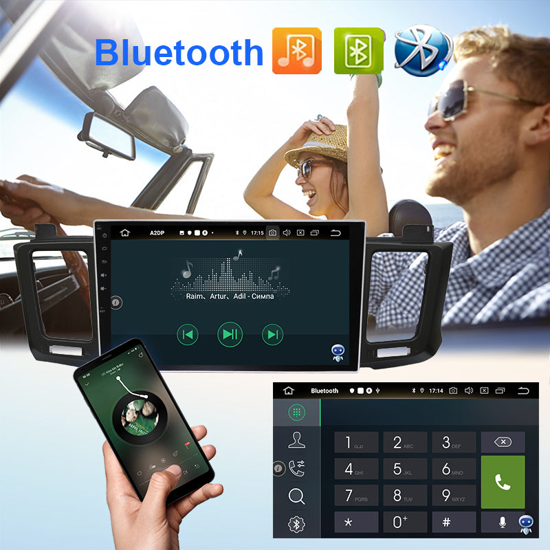 10.1 Inch Android Car Radio For TOYOTA RAV4 2013- Multimedia Player Auto Carplay 4G Stereo
