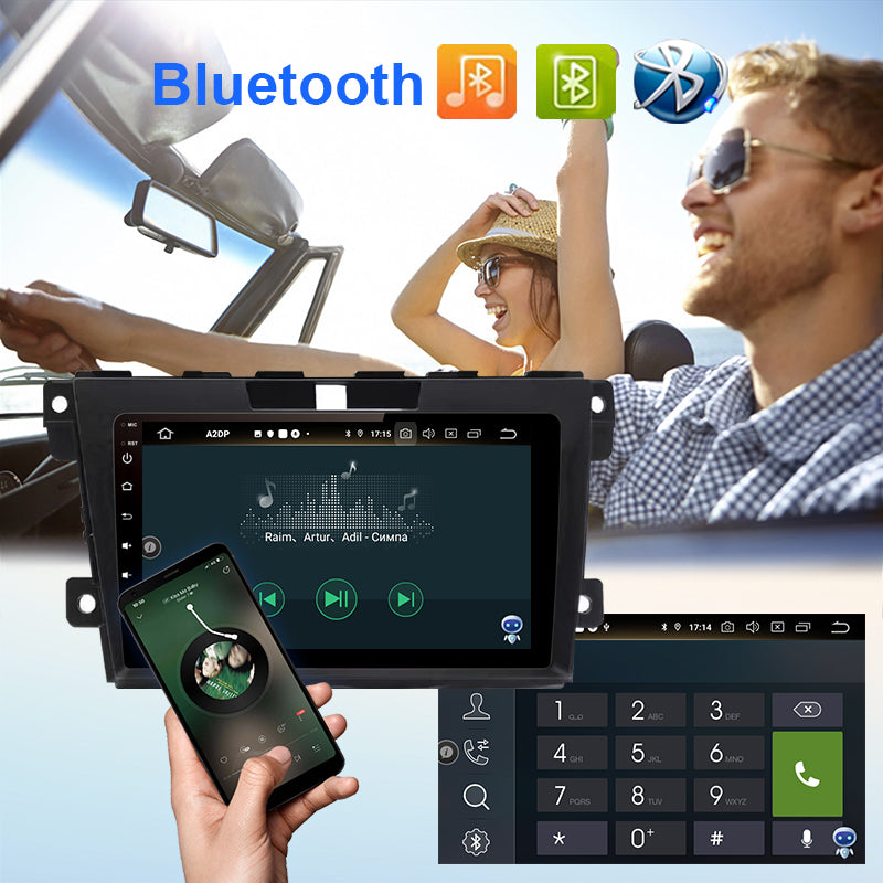 Android 13 radio For MAZDA CX-7 2007- Car stereo Multimedia Video Player carplay Auto GPS Navigation 2din no dvd