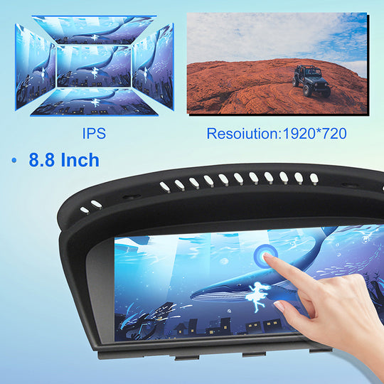 8.8 Inch Android Car Radio Touch Screen For BMW 5 Series E60 E61 BWM 3 Series E90 2009-2012 CCC CIC System GPS Stereo Carplay