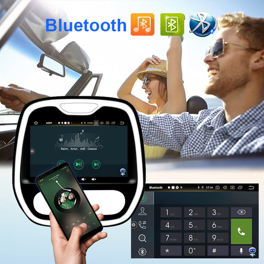 Ainavi Car Radio For Renault Captur /CLIO /Samsung QM3 2011- Manual A/C Wireless Carplay multimedia Android Auto 4G 2Din