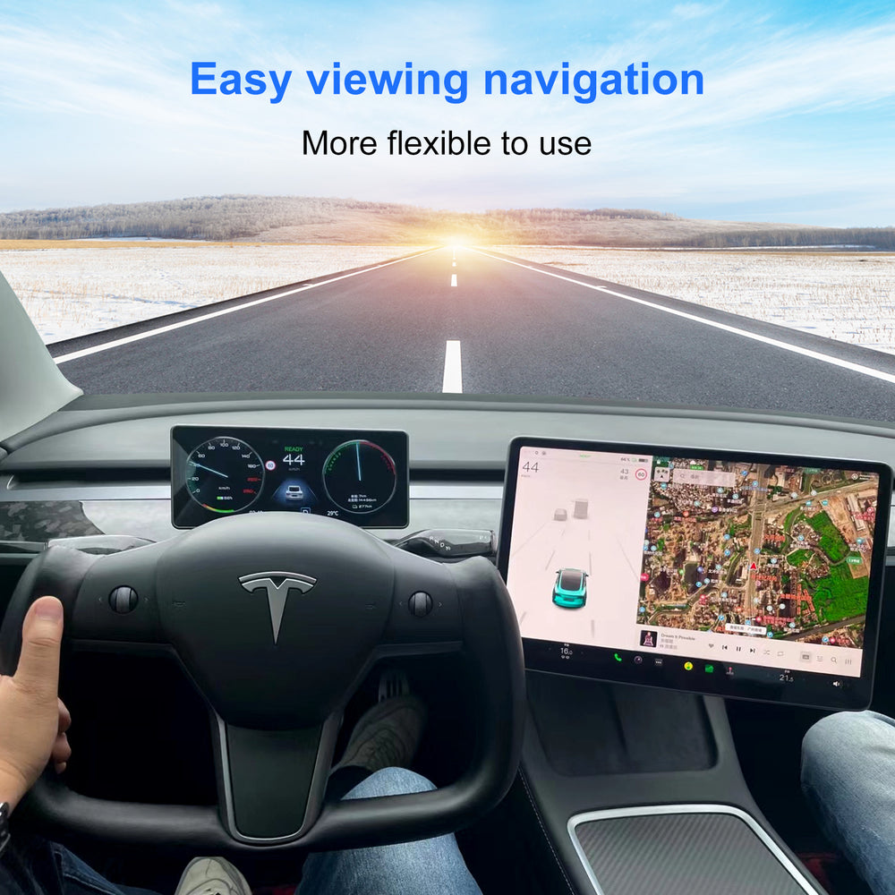 KSPIV Screen Swivel Tilt Mount for Tesla Model 3 Model Y Four Direction Screen Rotating Holder Bracket tesla accessories