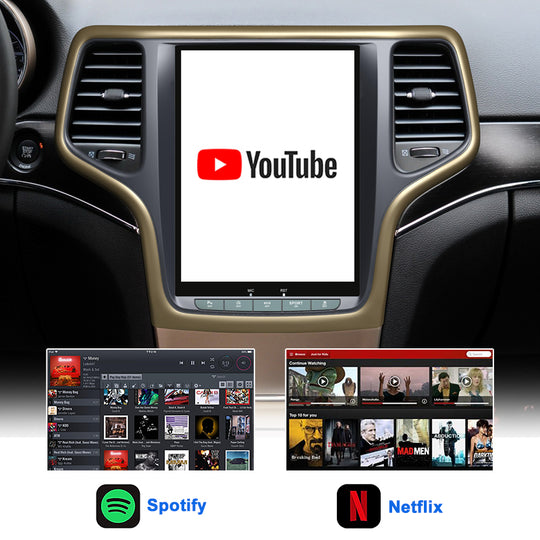 KSPIV | 10.4 Inch | JEEP Grand Cherokee 2014-2019 | Android 13 | Car Stereo Radio