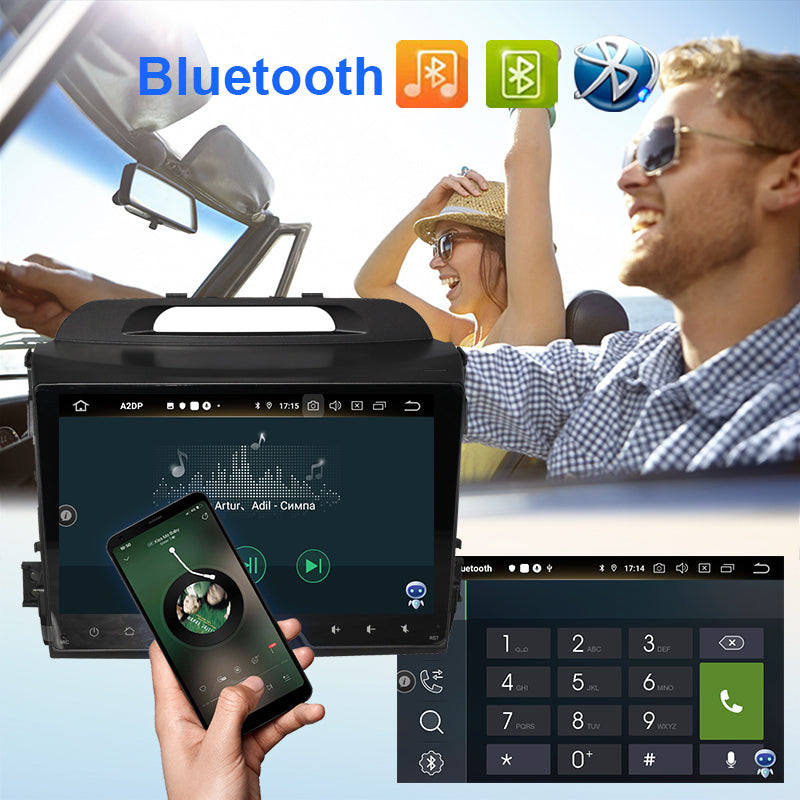Android Car Multimedia Stereo for KIA Sportage 2010-2016 2din Auto Radio GPS Navigation Wireless CarPlay 4G WIFI DSP Head Unit