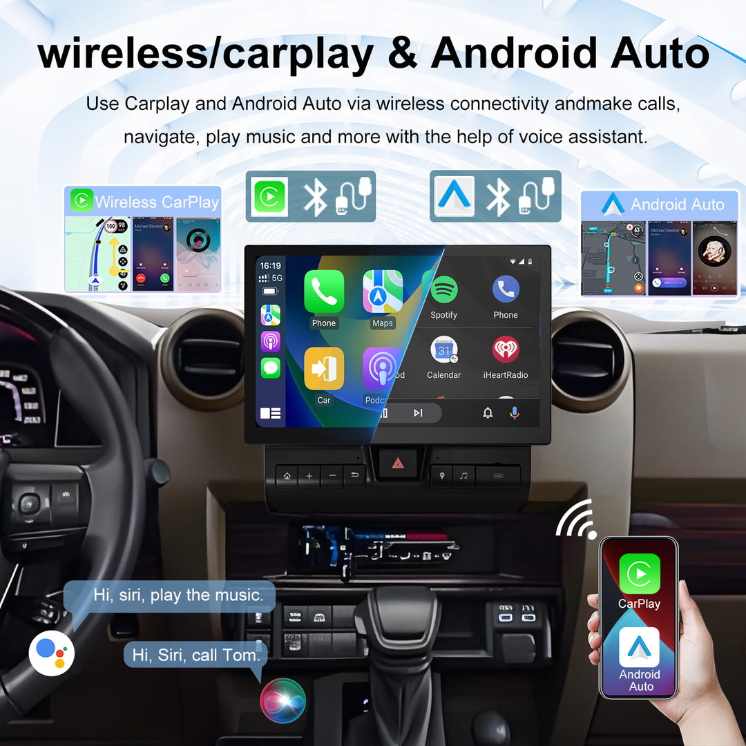 11.8" Android Car Radio for Toyota Land Cruiser LC76 LC70 LC75 LC79 GPS Navigation Stereo DSP 2 din bluetooth Carplay Head Unit