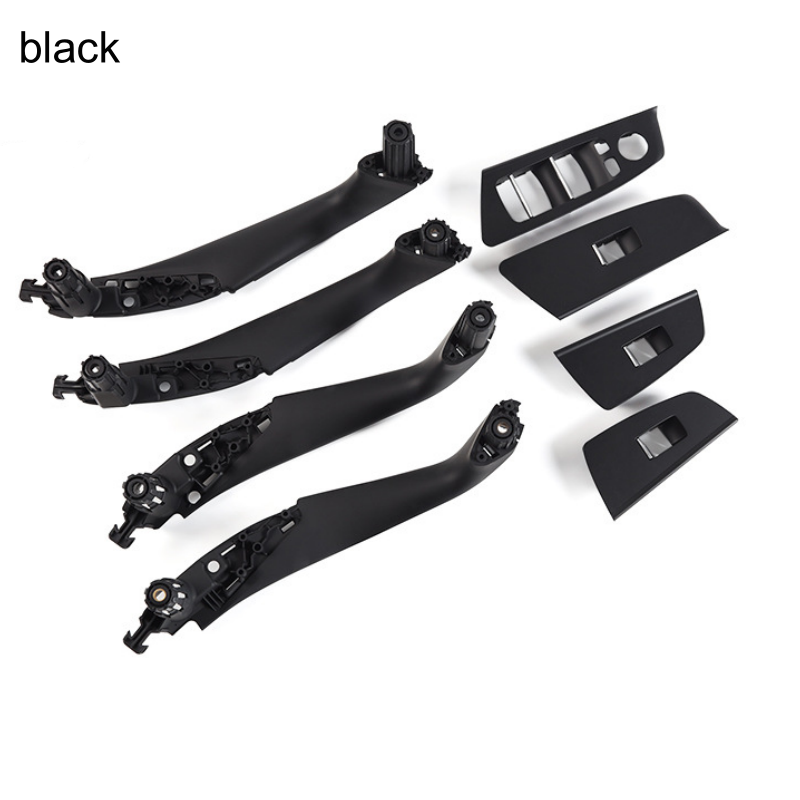 Car Door Handle Cover for BMW 5 Series 2018-2023 G30, G31. G38 F90 Inner Handle Eight-Piece Set Left-Hand Drive Version Interior Door Pull Handle