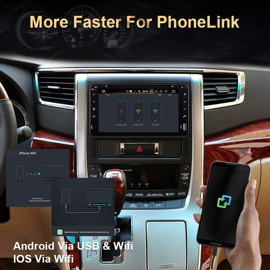 Car Multimedia Radio For TOYOTA RAV4 /FJ CRUISER/ ALPHARD/ PREVIA GL Android Auto & Wireless CarPlay 4G GPS 2din autoradio