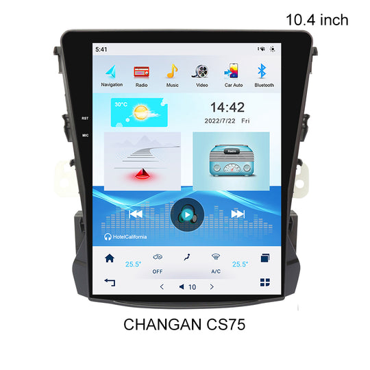 Android 10.4" | Tesla Style Screen | Car Radio | CHANGAN CS75 GPS Navigation