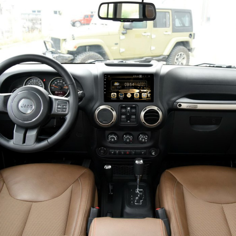 Android 9" Car Radio For Jeep Wrangler 2018- Stereo Multimedia Video Player Wireless Carplay GPS  DSP BT Headunit