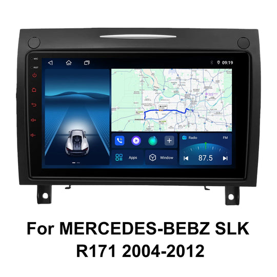 Android 15 Car Stereo For MERCEDES-BEBZ SLK R171 2004-2012 with 9 inch Car Radio Multimedia Player GPS Navigation