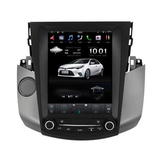 KSPIV Android Car Multimedia Radio For TOYOTA RAV4 2006-2012 GPS Navigation 10.4 Inch Tesla Style Screen Blutooth Auto Audio Head unit