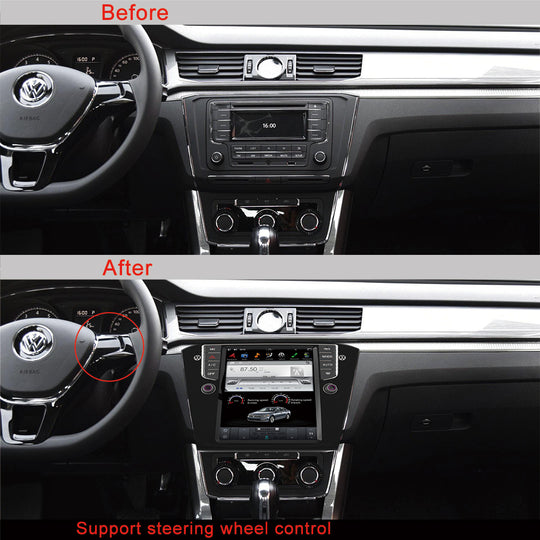 KSPIV | 10.4 Inch | VW PASSAT B8 2015- | Car Radio | Android Tesla Vertical Style