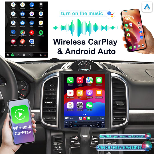 10.4 inch |  Porsche Cayenne | 2011-2016 | GPS Navigation Radio | Android 14 Multimedia