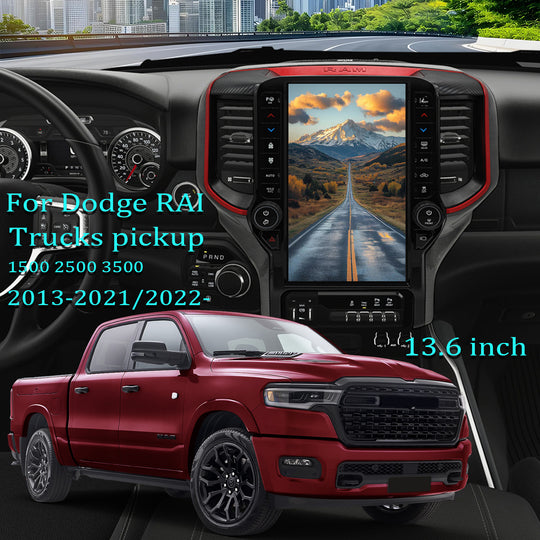 KSPIV | Android 13 | Dodge RAM 1500 2500 | Car Radio | 2019-2022 | 13.6 inch Touch Screen