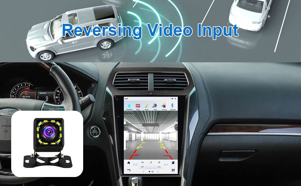 KSPIV | 12.1 Inch | Ford Explorer | 2011-2019 | Android 13 | Tesla Style Car Stereo