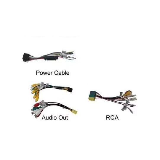 13.6 Inch Universal Electronic Adjustable Front Panel Car Multimedia Player wiring harness