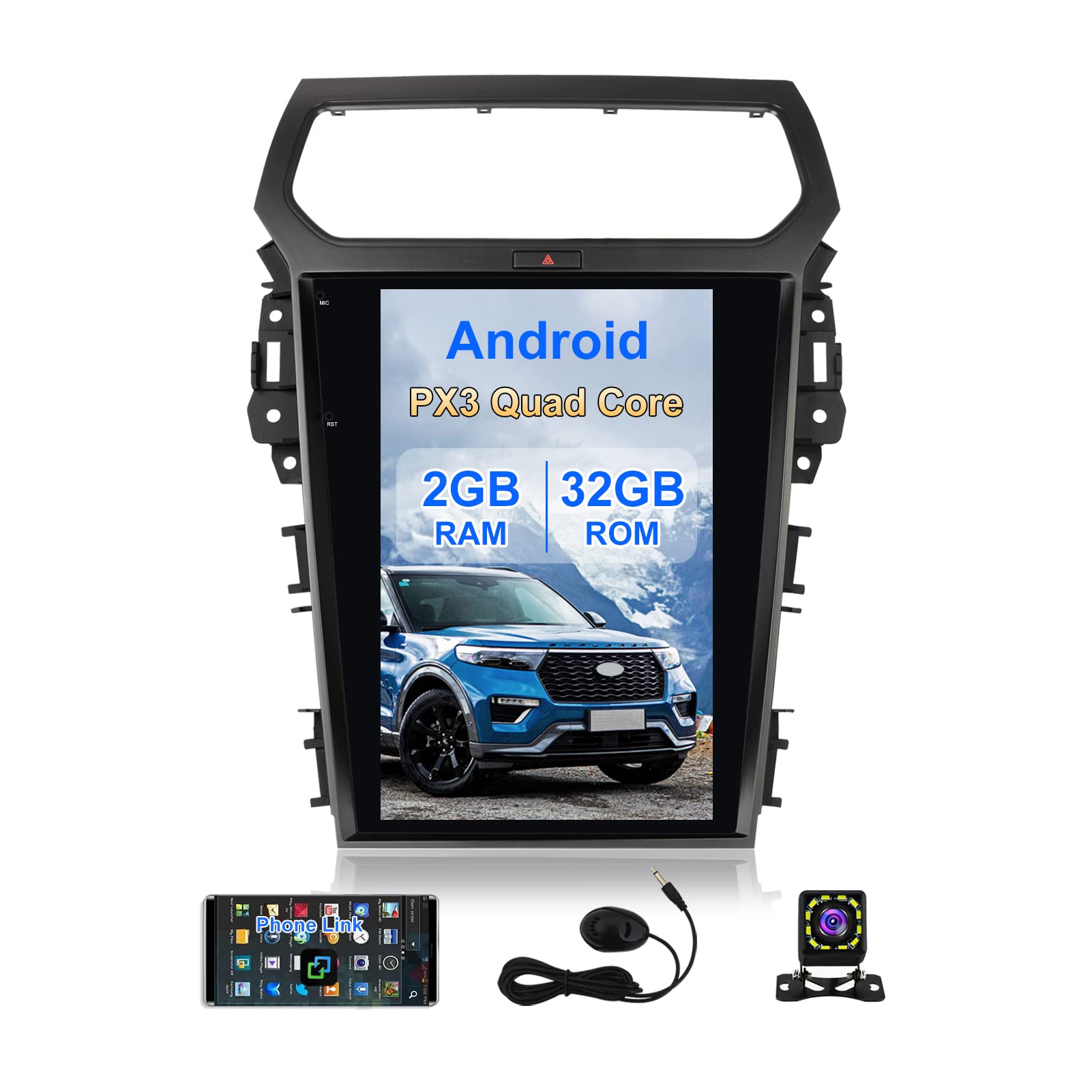 tesla style touch screen for Ford Explorer 