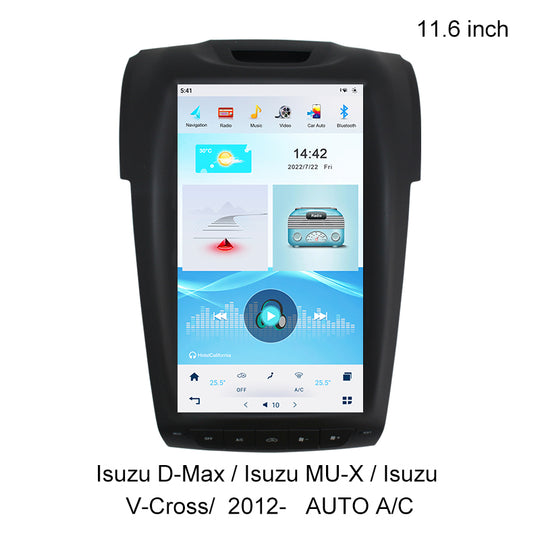 KSPIV Android 11 Vertical Screen Car GPS Navigation For Isuzu D-Max / Isuzu MU-X / Isuzu V-Cross 2012- AUTO A/C Multimedia Video Player