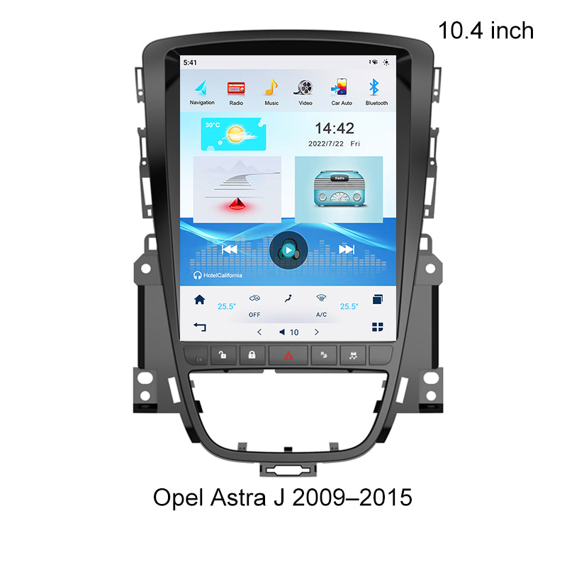 KSPIV Android Car Radio For Opel Astra J 2009–2015 Tesla Style Screen Multimedia Video Player Navigation Stereo GPS