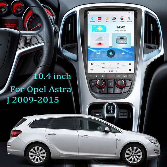KSPIV Android Car Radio For Opel Astra J 2009–2015 Tesla Style Screen Multimedia Video Player Navigation Stereo GPS