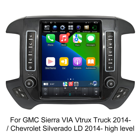 Car Stereo Radio for GMC Sierra VIA Vtrux Truck 2014- / Chevrolet Silverado LD 2014- high level