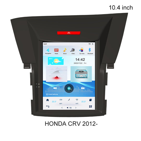 KSPIV 10.4 Inch Android Tesla Vertical Screen Car Radio For HONDA CRV 2012- / 2015- GPS Navigation Bluetooth Wifi Central Devices With Touch Screen
