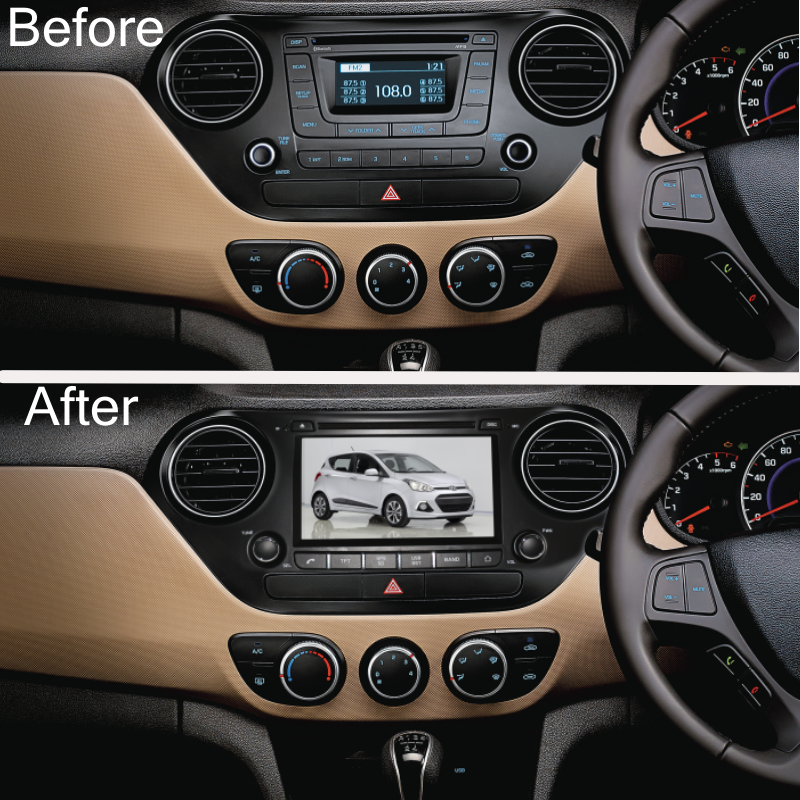 Android Car Radio For HYUNDAI I10 /Hyundai Grand i10 2013- RHD Auto Multimedia Video Player GPS Navigation CarPlay Stereo DSP