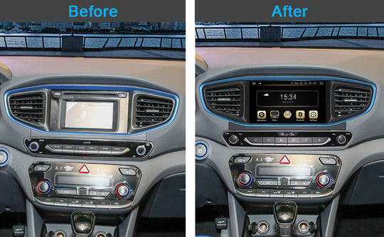 Android 13 Car Radio For HYUNDAI IONIQ 2016- /Ioniq Hybrid LHD with Carplay Android Auto Audio Video GPS Navigation Blutooth Head Unit