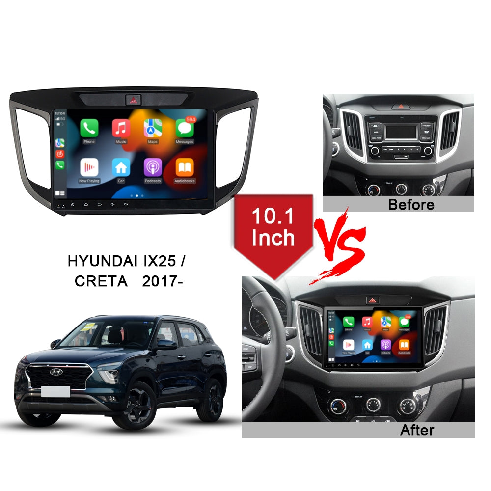Android Car Radio Multimedia Video Player For Hyundai IX25 Creta 2017-GPS Navigation Stereo DSP Wireless Carplay Android Auto Headunit